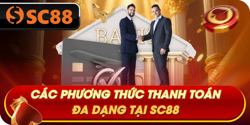 Các phương thức thanh toán đa dạng tại SC88